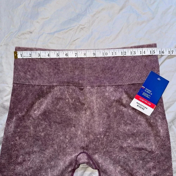 NWT Champion Made Dark Berry Purple Moisture Wicking Athletic Leggings Sz 2X - Picture 4 of 6